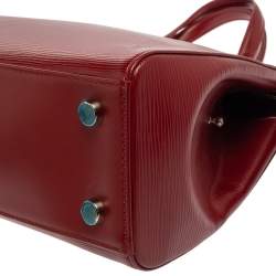 Pre Owned حقيبة لوي فيتون بريا روبيس جلد إيبي متوسطة