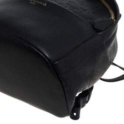 مملوكة مسبقًا Louis Vuitton Black Empreinte Leather Sorbonne Backpack