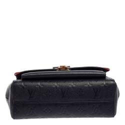 Pre Owned Louis Vuitton Marine Rouge Monogram Empreinte Leather Saint Sulpice PM Bag