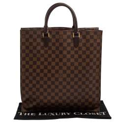 مملوكة مسبقًا حقيبة لوي فيتون ساك بلات فيرنيه كانفاس دامييه إيبين