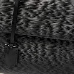 Pre Owned Louis Vuitton Black Epi Leather Cluny BB Shoulder Bag