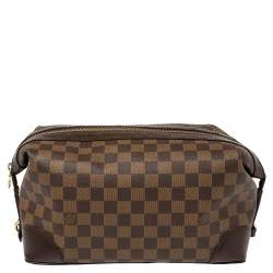 Louis Vuitton Toiletry Pouch 19 Monogram Brown in Coated Canvas with  Gold-Tone - US