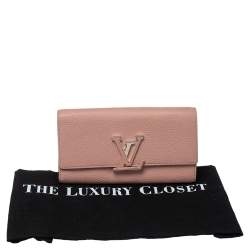 Pre Owned محفظة لوي فيتون كابوسين جلد تاوريلون مانغولينا 