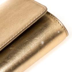 Pre Owned حقيبة كلتش لوي فيتون لويد جل ذهبي ميتاليك