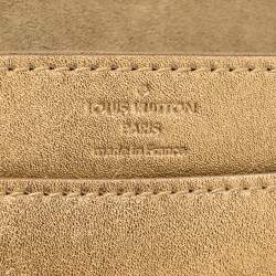 Pre Owned حقيبة كلتش لوي فيتون لويد جل ذهبي ميتاليك