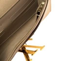 Pre Owned حقيبة كلتش لوي فيتون لويد جل ذهبي ميتاليك