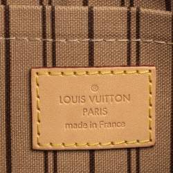Louis Vuitton Monogram Canvas Neverfull Pochette NM Clutch