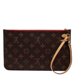 Louis Vuitton Monogram Canvas Neverfull Pochette NM Clutch