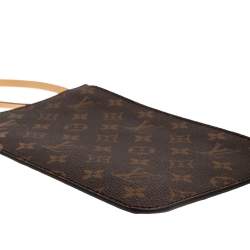Louis Vuitton Monogram Canvas Neverfull Pochette NM Clutch