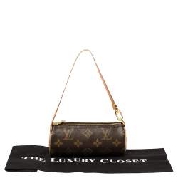 Pre Owned Louis Vuitton Monogram Canvas Papillon Pouch