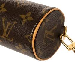 Pre Owned Louis Vuitton Monogram Canvas Papillon Pouch