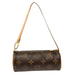 Pre Owned Louis Vuitton Monogram Canvas Papillon Pouch