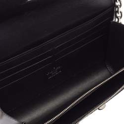 Louis Vuitton Block Color Monogram Epi Leather Twist Tape Chain Clutch