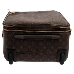 Pre Owned حقيبة سفر لوي فيتون Business Pegase Legere 55 كانفاس مونوغرامية