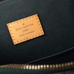 Pre Owned Louis Vuitton Bleu Nuit Monogram Vernis Alma GM Bag