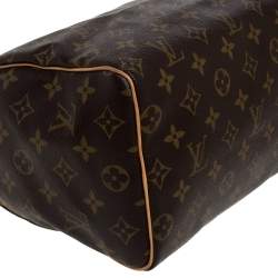 Pre Owned Louis Vuitton Monogram Canvas Speedy 25 Bag