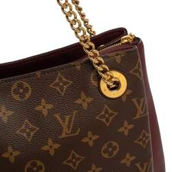 Pre Owned Louis Vuitton Bordeaux Monogram Canvas Surene MM Bag