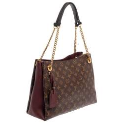 Pre Owned Louis Vuitton Bordeaux Monogram Canvas Surene MM Bag