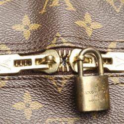 Pre Owned Louis Vuitton Brown Monogram Canvas Keepall 55 Bag