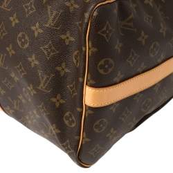 Pre Owned Louis Vuitton Monogram Canvas Keepall Bandouliere 50 Bag