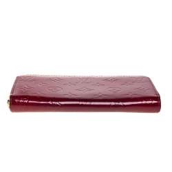 مملوكة مسبقًا Louis Vuitton Pomme D’amour Monogram Vernis Zip Around Wallet