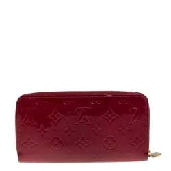مملوكة مسبقًا Louis Vuitton Pomme D’amour Monogram Vernis Zip Around Wallet