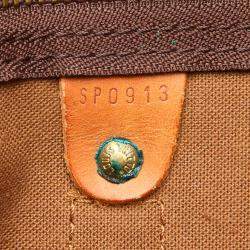 Pre Owned Louis Vuitton Brown Monogram Canvas Keepall 50 Bag