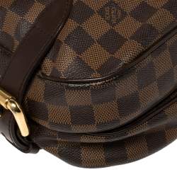 Pre Owned Louis Vuitton Damier Ebene Canvas Highbury Bag