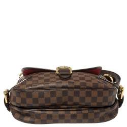 Pre Owned Louis Vuitton Damier Ebene Canvas Highbury Bag