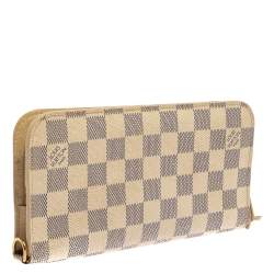 Pre Owned Louis Vuitton Damier Azur Canvas Insolite Wallet