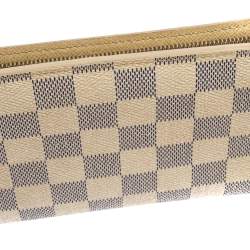 Pre Owned Louis Vuitton Damier Azur Canvas Insolite Wallet