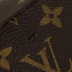 Pre Owned حقيبة لوي فيتون اليبس كانفاس مقوى مونوغرامي وجلد PM