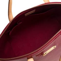 Pre Owned Louis Vuitton Pomme D’amour Monogram Vernis Bellevue PM Bag