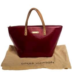 Pre Owned Louis Vuitton Pomme D’amour Monogram Vernis Bellevue PM Bag