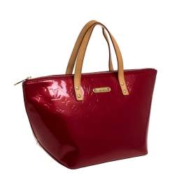 Pre Owned Louis Vuitton Pomme D’amour Monogram Vernis Bellevue PM Bag