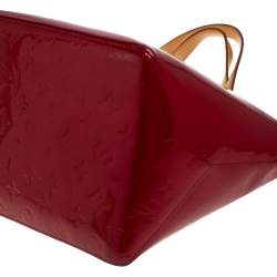 Pre Owned Louis Vuitton Pomme D’amour Monogram Vernis Bellevue PM Bag