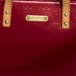 Pre Owned Louis Vuitton Pomme D’amour Monogram Vernis Bellevue PM Bag