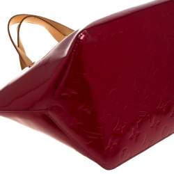 Pre Owned Louis Vuitton Pomme D’amour Monogram Vernis Bellevue PM Bag