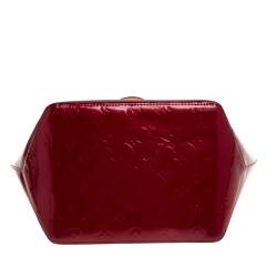 Pre Owned Louis Vuitton Pomme D’amour Monogram Vernis Bellevue PM Bag