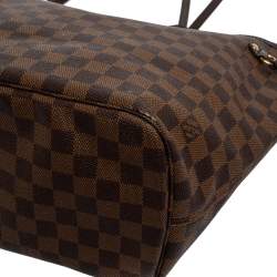 Louis Vuitton Damier Ebene Canvas Neverfull MM Bag