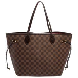 Louis Vuitton Damier Ebene Canvas Neverfull MM Bag