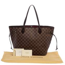 Louis Vuitton Damier Ebene Canvas Neverfull MM Bag