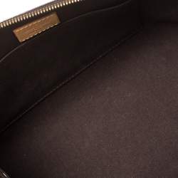 Pre Owned حقيبة لوي فيتون شيروود مونوغرام لامع أحمر داكن