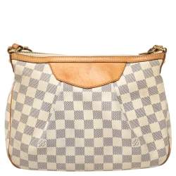 Pre Owned Louis Vuitton Damier Azur Canvas Siracusa PM Bag