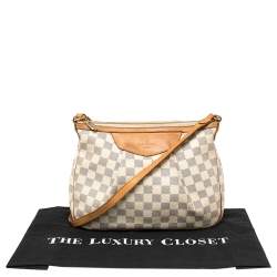 Pre Owned Louis Vuitton Damier Azur Canvas Siracusa PM Bag
