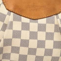 Pre Owned Louis Vuitton Damier Azur Canvas Siracusa PM Bag