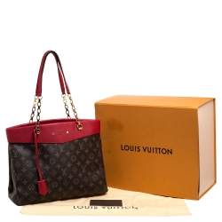 Pre Owned Louis Vuitton Cerise Monogram Canvas Pallas Shopper Bag