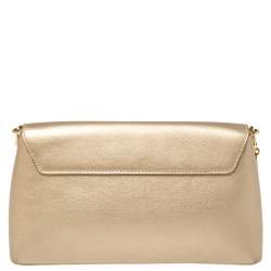 Pre Owned حقيبة لوي فيتون لوف نوت جلد ذهبي 