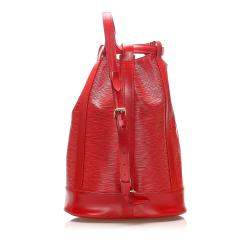 Pre Owned Louis Vuitton Red Epi Leather Randonnee PM Backpack