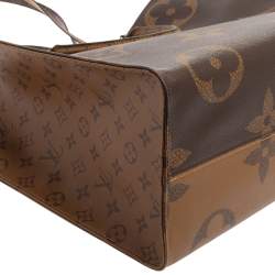 Pre Owned Louis Vuitton Reverse Monogram Canvas Giant Onthego GM Bag